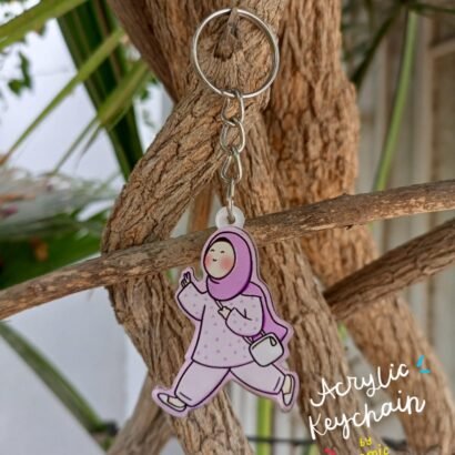 Lilac Hijabi Keychain