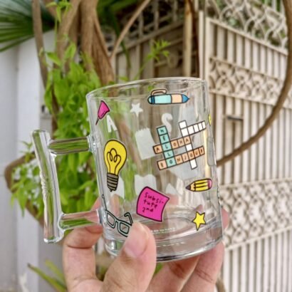 Doodle Glass Mug