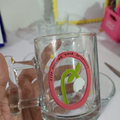 Renew Intentions Glass Mug