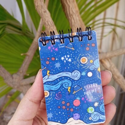Starry Night Mini Notepad