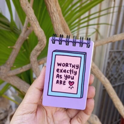 Worthy Exactly As You Are Mini Notepad